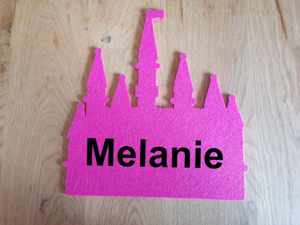 Personalsiertes Türschild Schloss